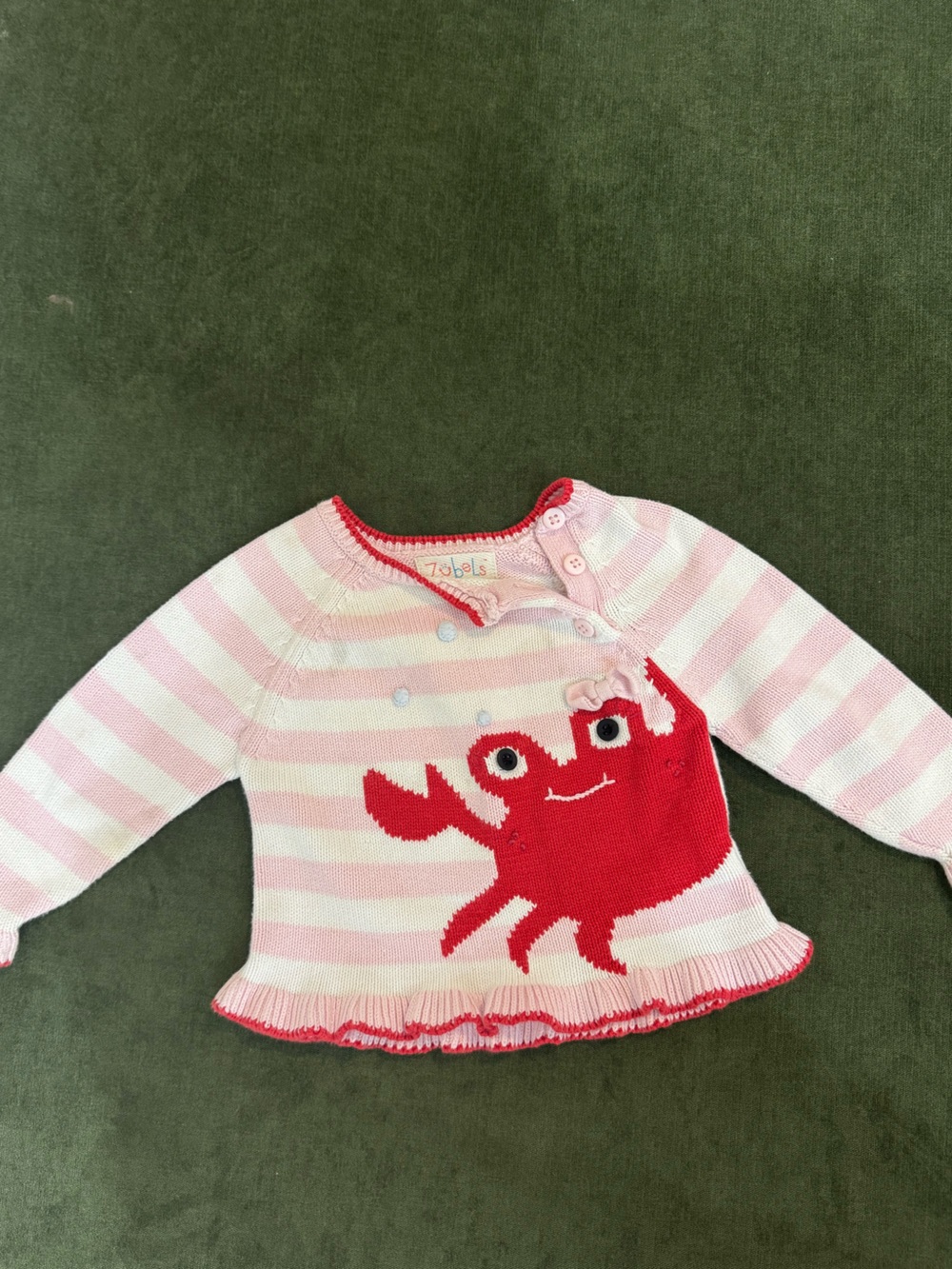 Zubels crab sweater